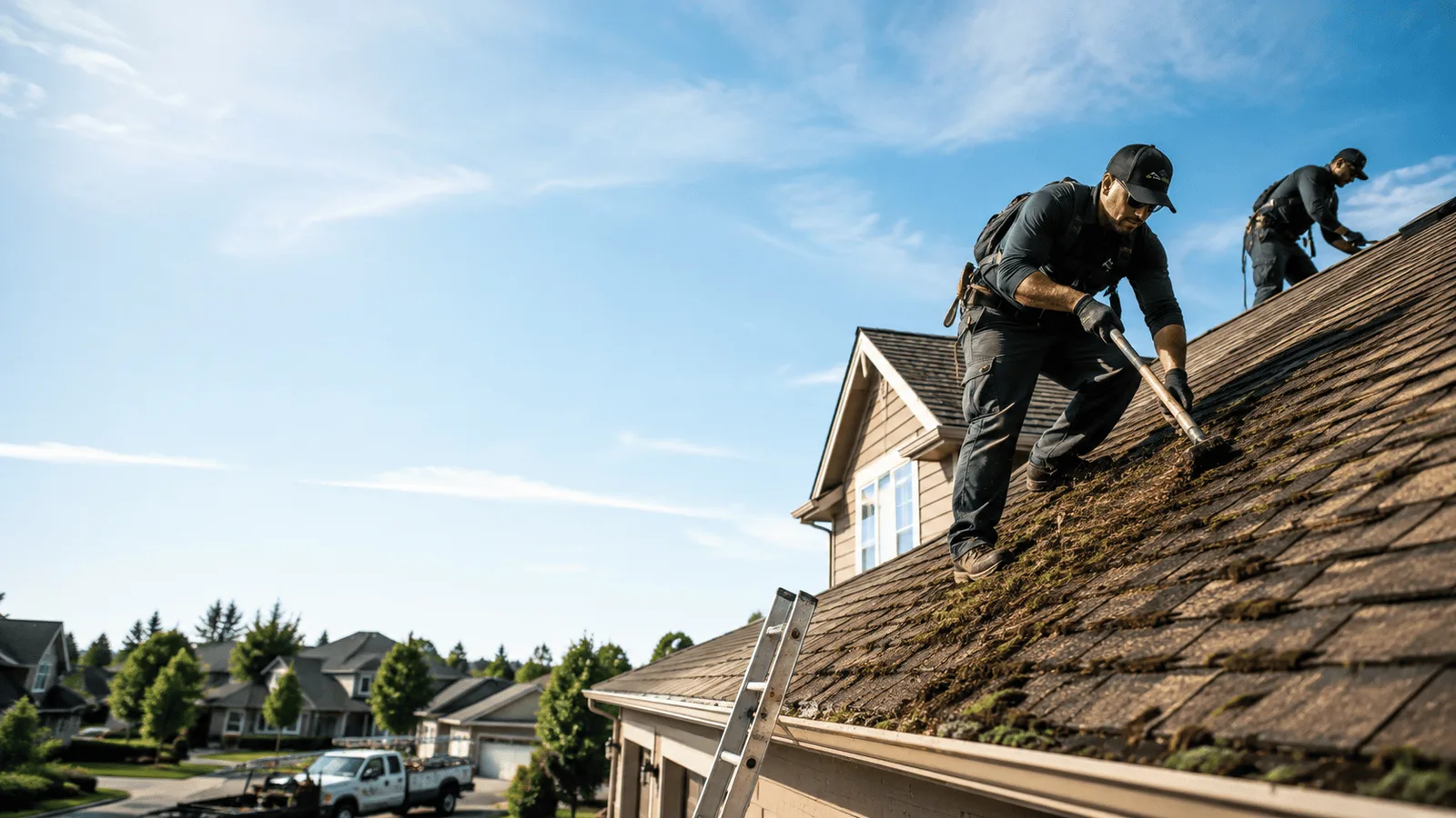 Roof Moss Removal in Pottsville, TX near me